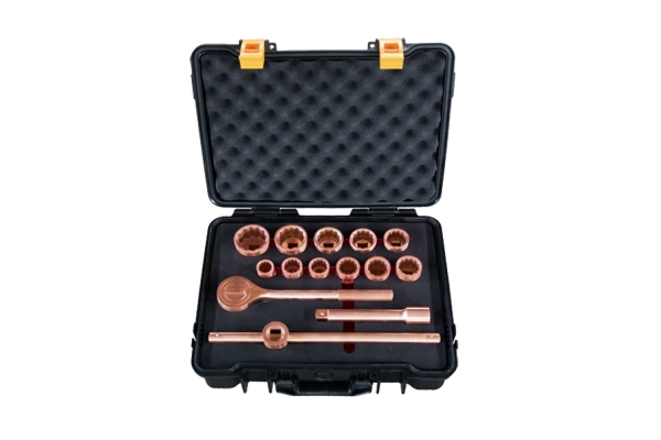 Набор трещоток 3/4″ искробезопасных 12 деталей U101 (K, L, M)