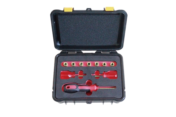 Набор трещотки и головки искробезопасные 1/4″ U101 (A, B, D)